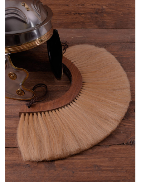 Pluma de madeira para capacete romano...