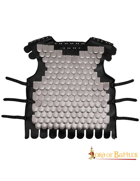 Peitoral de escamas de guerreiro...