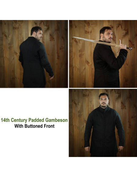 Gambeson medieval acolchoado tipo 6...