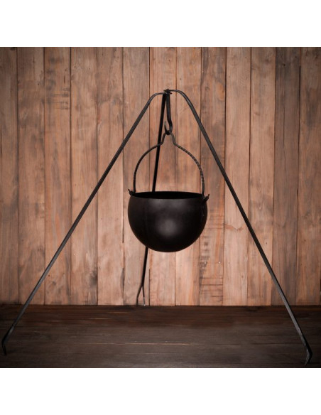 Fogueira medieval em ferro forjado,...