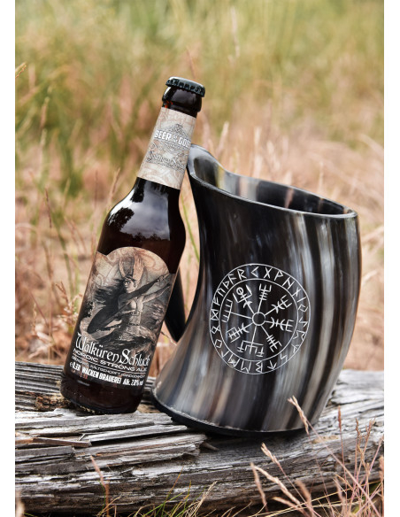 Caneca de cerveja Viking vegvísir...