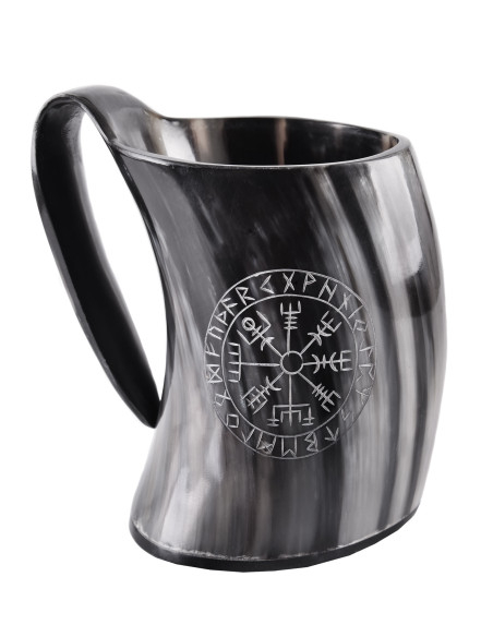 Caneca de cerveja Viking vegvísir...