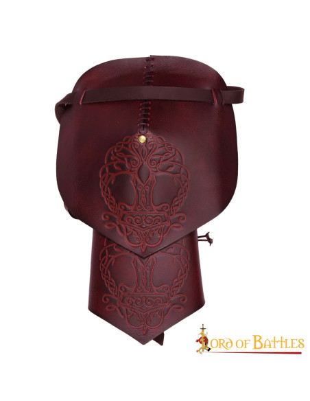 Ombreiras de couro Viking modelo...