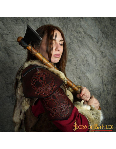 Ombreiras de couro Viking modelo...