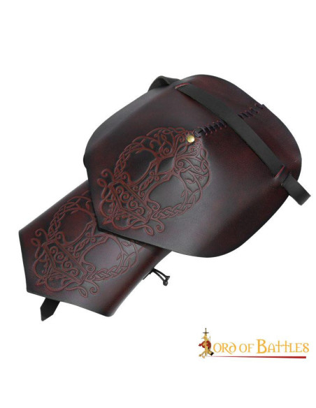 Ombreiras de couro Viking modelo...