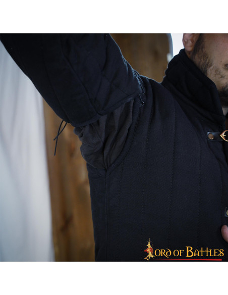 Gambeson medieval acolchoado tipo 1,...
