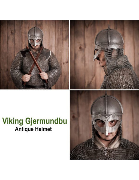 Capacete Viking modelo Gjermundbu,...