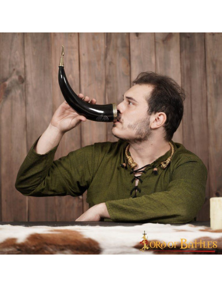Modelo de chifre de bebida Viking...