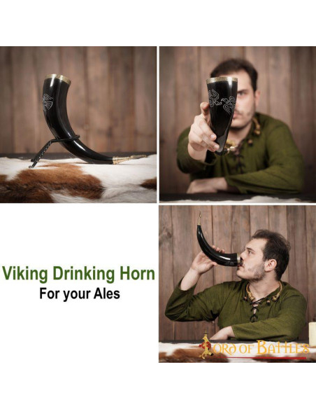 Modelo de chifre de bebida Viking...