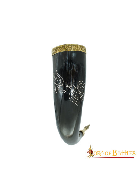 Modelo de chifre de bebida Viking...