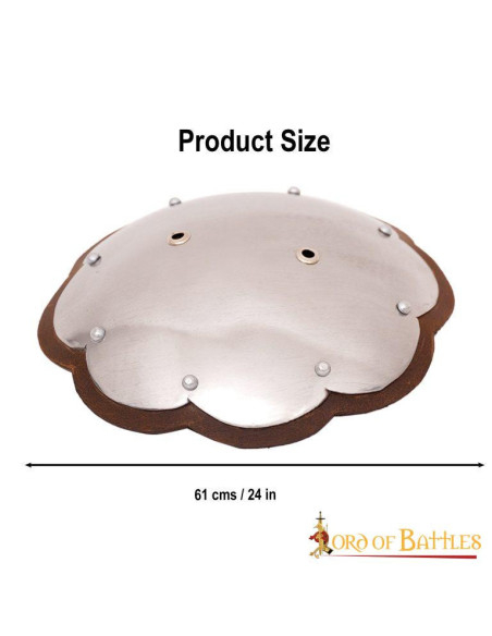 Ombreiras redondas leves do século XIV