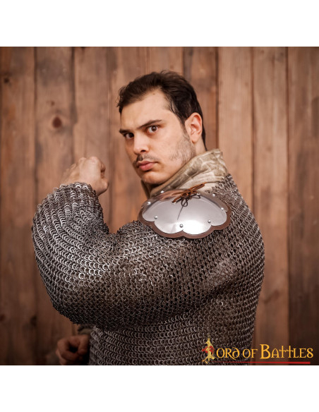 Ombreiras redondas leves do século XIV