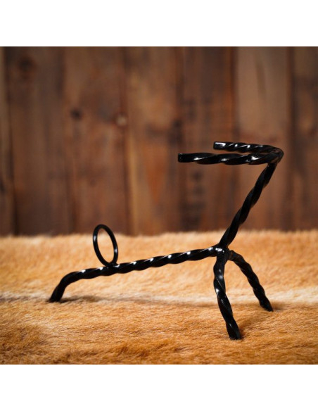Suporte de ferro forjado para chifres...