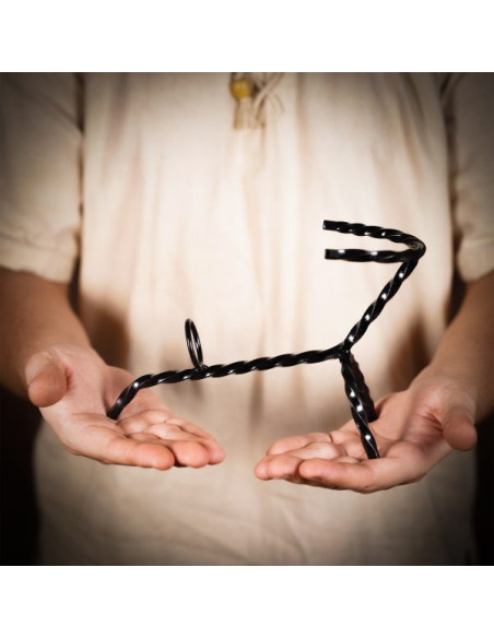 Suporte de ferro forjado para chifres...