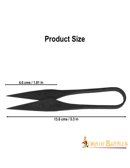 Autêntica tesoura medieval