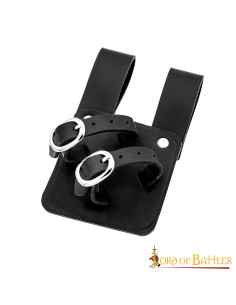 Pequeno baldric medieval para espada ou machado, mão direita