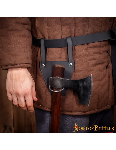 Baldric de anel preto para machados...