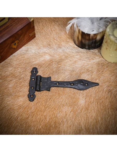 Dobradiça de porta vintage de ferro...