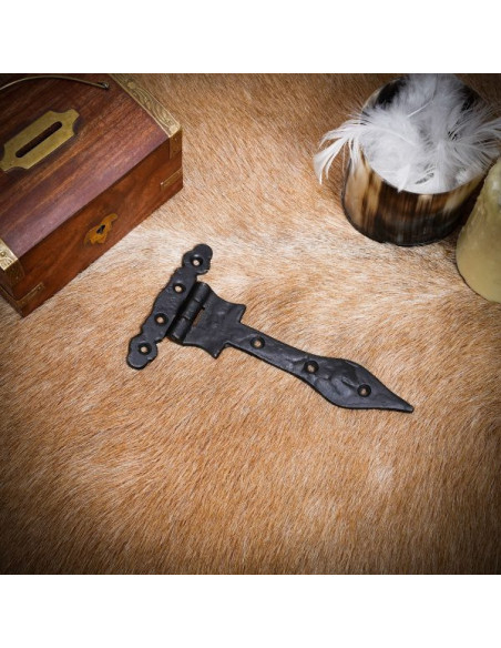 Dobradiça de porta vintage de ferro...