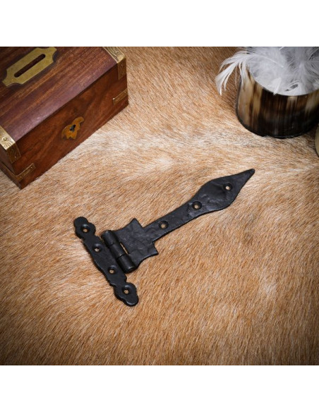 Dobradiça de porta vintage de ferro...