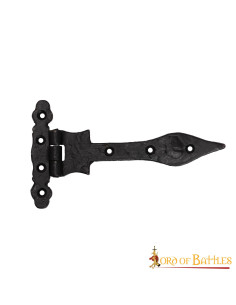 Dobradiça de porta vintage de ferro rústico