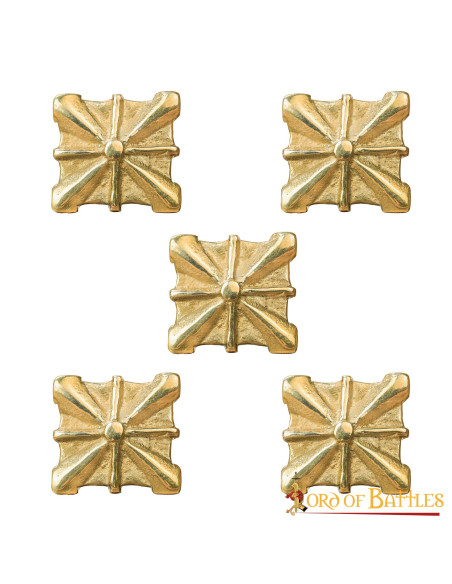 Conjunto de 5 ferragens medievais em...