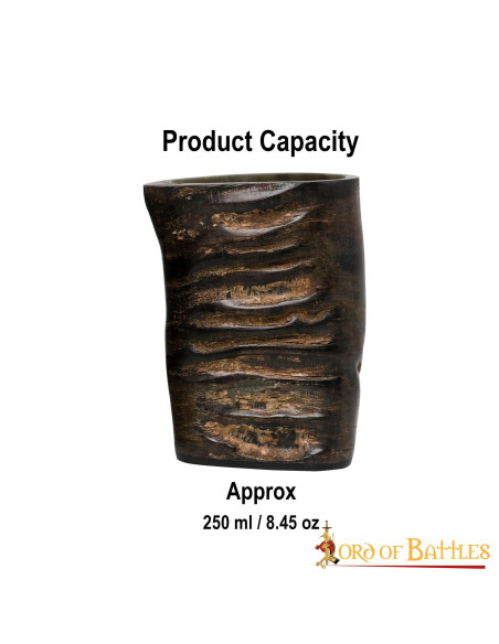 Conjunto de 2 copos de chifre Viking