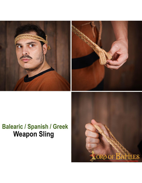 Sling balear com cordões trançados de...