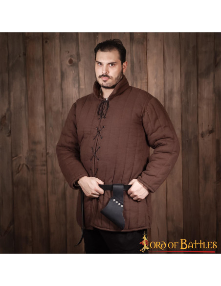 Baldric em couro para espadas e machados
