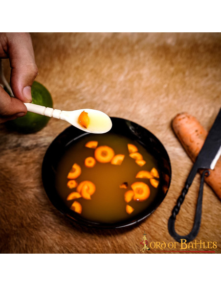 Conjunto de 2 colheres de osso...