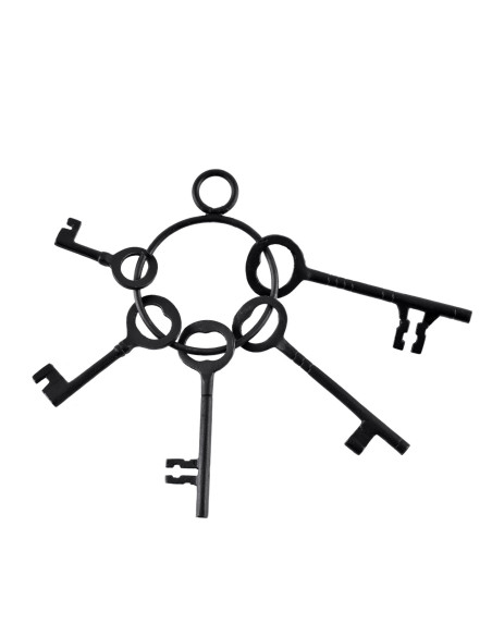 Conjunto de 5 chaves e chaveiro da...