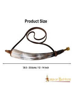 Pólvora feita de chifre de boi genuíno (30 35 cm.) 2