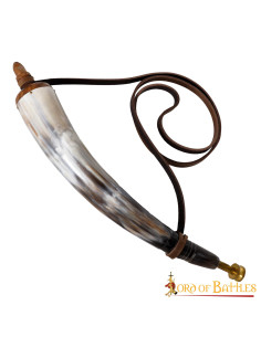 Pólvora feita de chifre de boi genuíno (30 35 cm.)