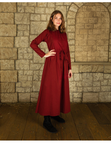 Vestido medieval de algodão modelo...