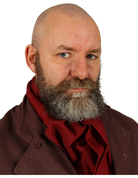 Lenço medieval de algodão modelo...