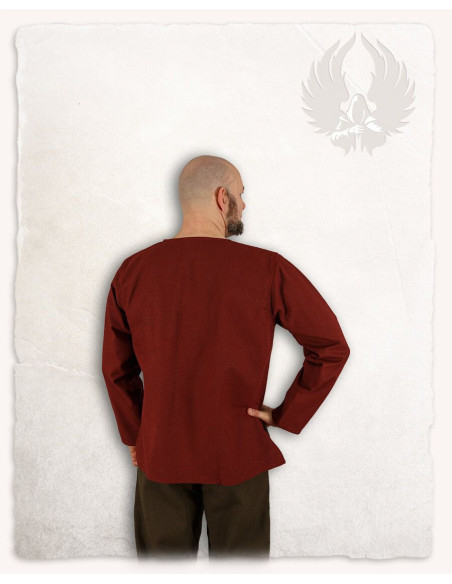 Camisa medieval fechada modelo Rurik,...