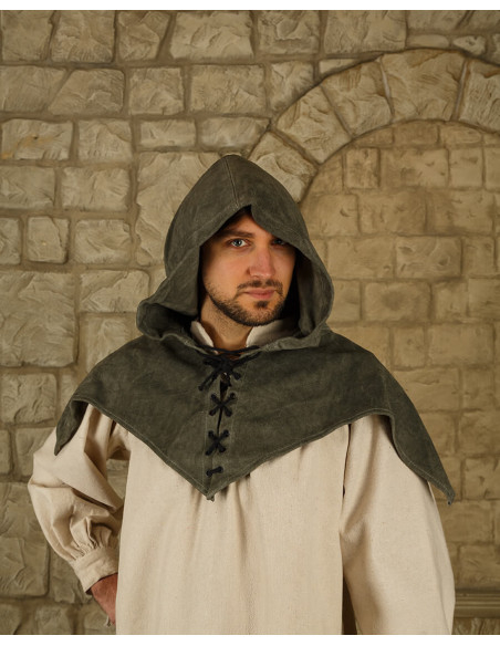 Modelo Gugel Folke em camurça...