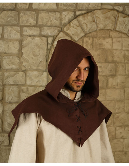 Gugel medieval de algodão modelo...