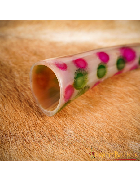 Buzina decorada com bolinhas (400-500...