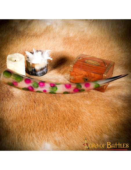 Buzina decorada com bolinhas (400-500...