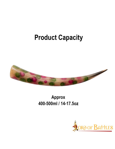 Buzina decorada com bolinhas (400-500...