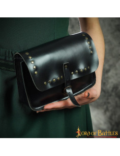 Bolsa medieval quadrada com sapatilhas 2