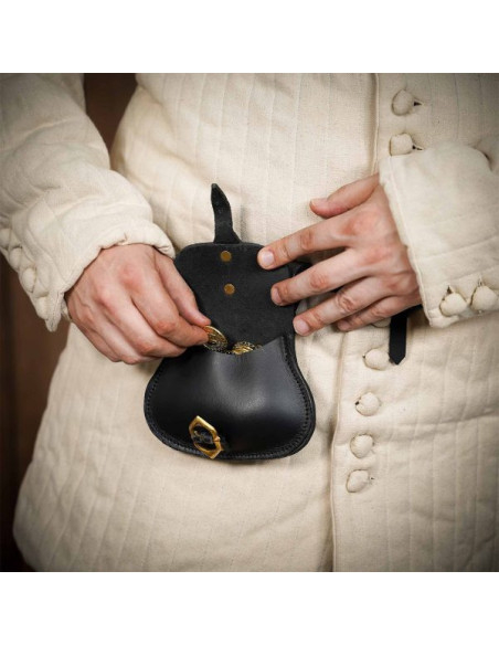 Bolsa medieval Tarde Age, com cinto