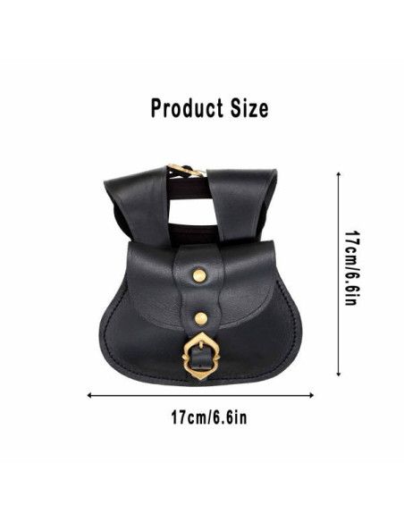 Bolsa medieval Tarde Age, com cinto