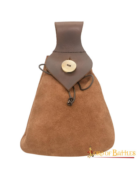 Pochete medieval com fecho de botão