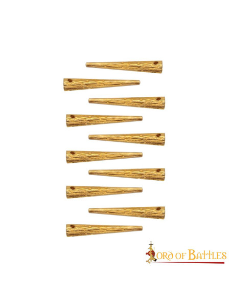 Conjunto de 10 adereços medievais de...