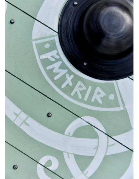 Escudo Viking Fenrir com acabamento...