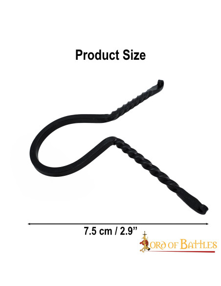 suporte de ferro forjado para chifres