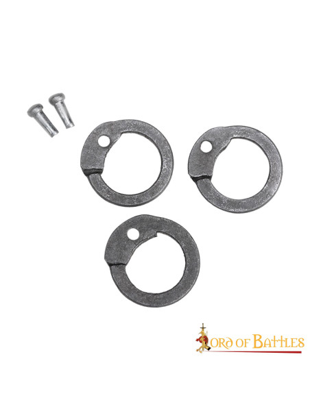 Argolas planas para rebitar cota de...