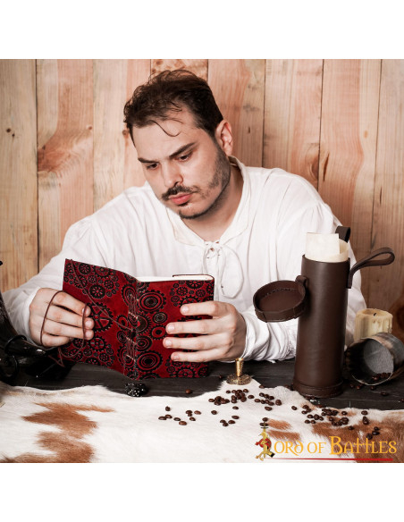 Diário de couro SteamPunk